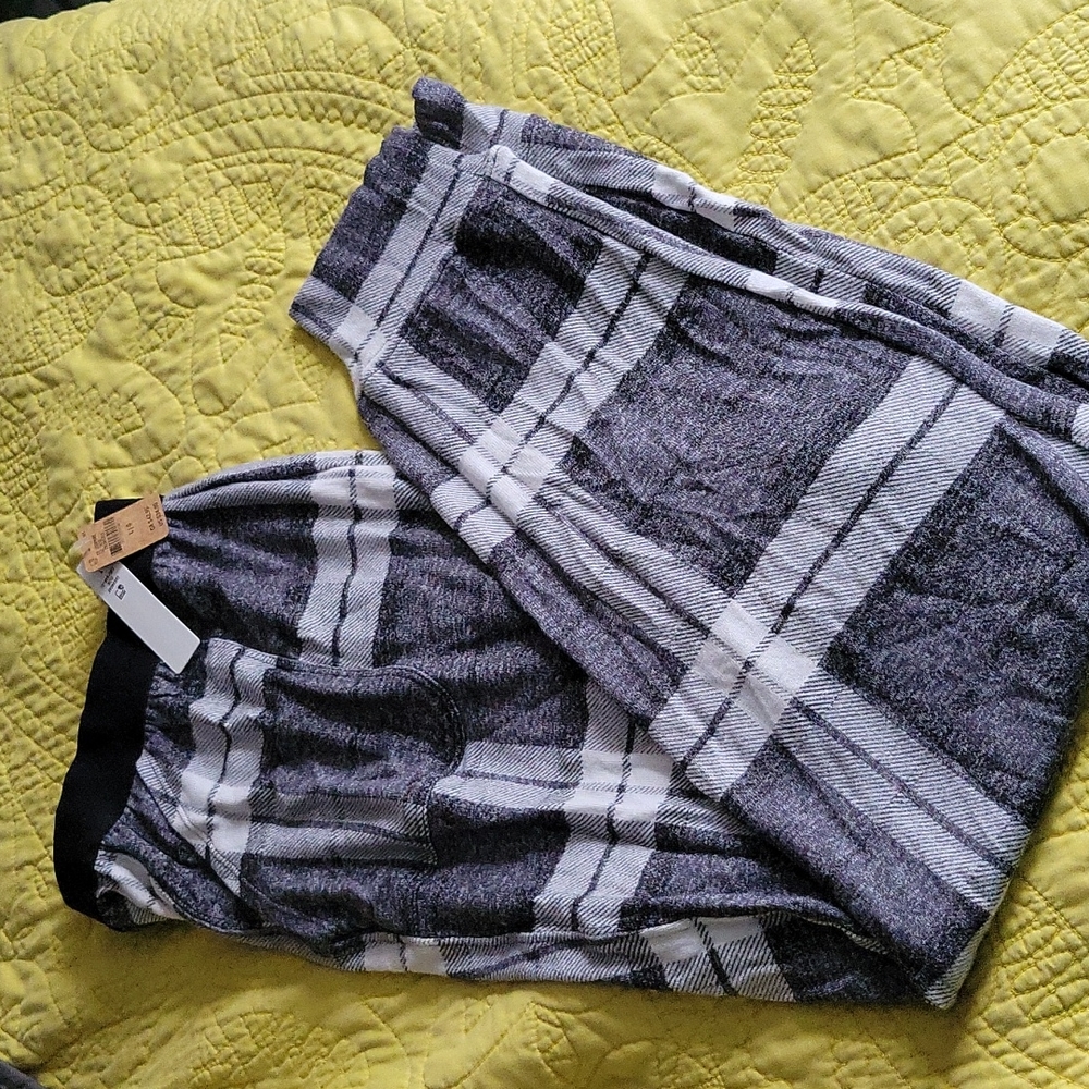 NWT PINK Plaid Lounge Pants